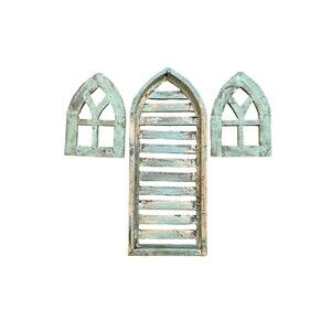 Set of 3, Farmhouse, Shabby Chic, Distressed, Wall Decor ( 1 Large & 2 Small)